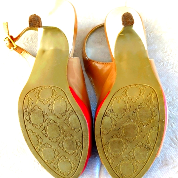 Rampage open toe slingback shoe, size 6.5, runs a little short. - Picture 3 of 9